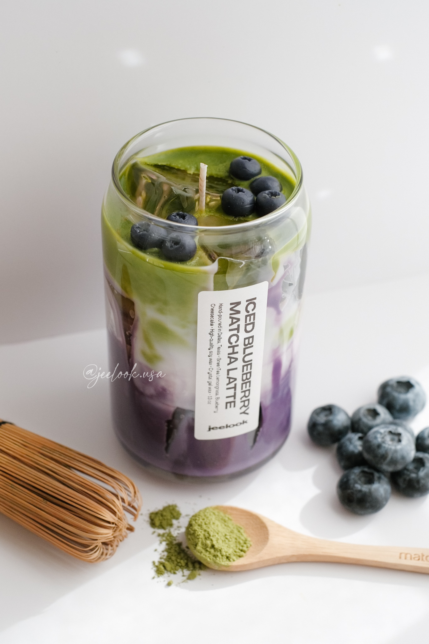 ICED BLUEBERRY MATCHA LATTE CANDLE
