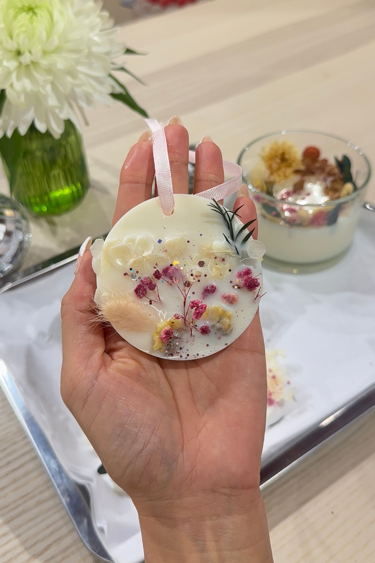 Botanical Candle Workshop – Snacks & Mocktail with Fresh Fruit Included