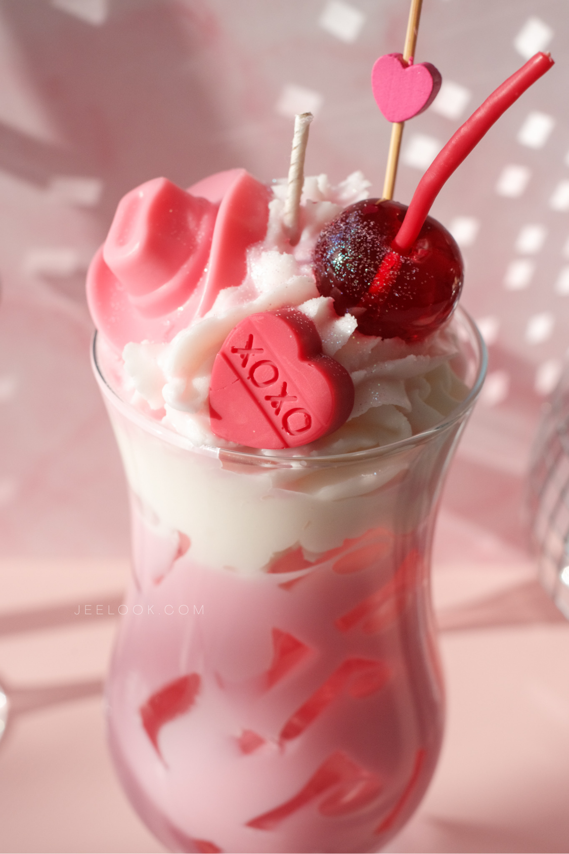 COW GIRL VALENTINE SIP - HURRICANE GLASS