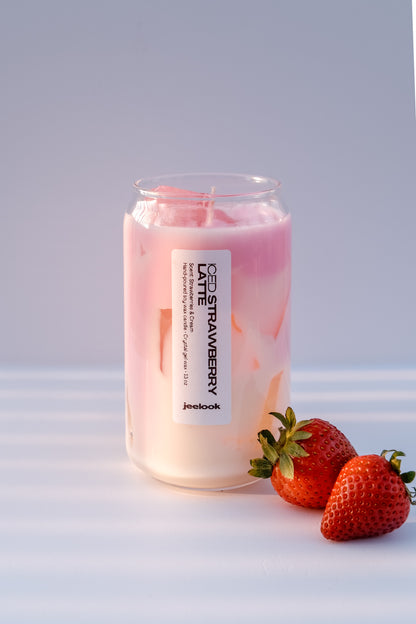 ICED STRAWBERRY LATTE CANDLE