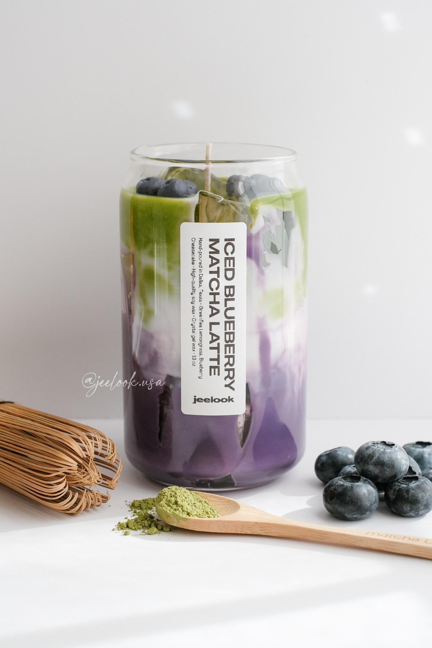 ICED BLUEBERRY MATCHA LATTE CANDLE