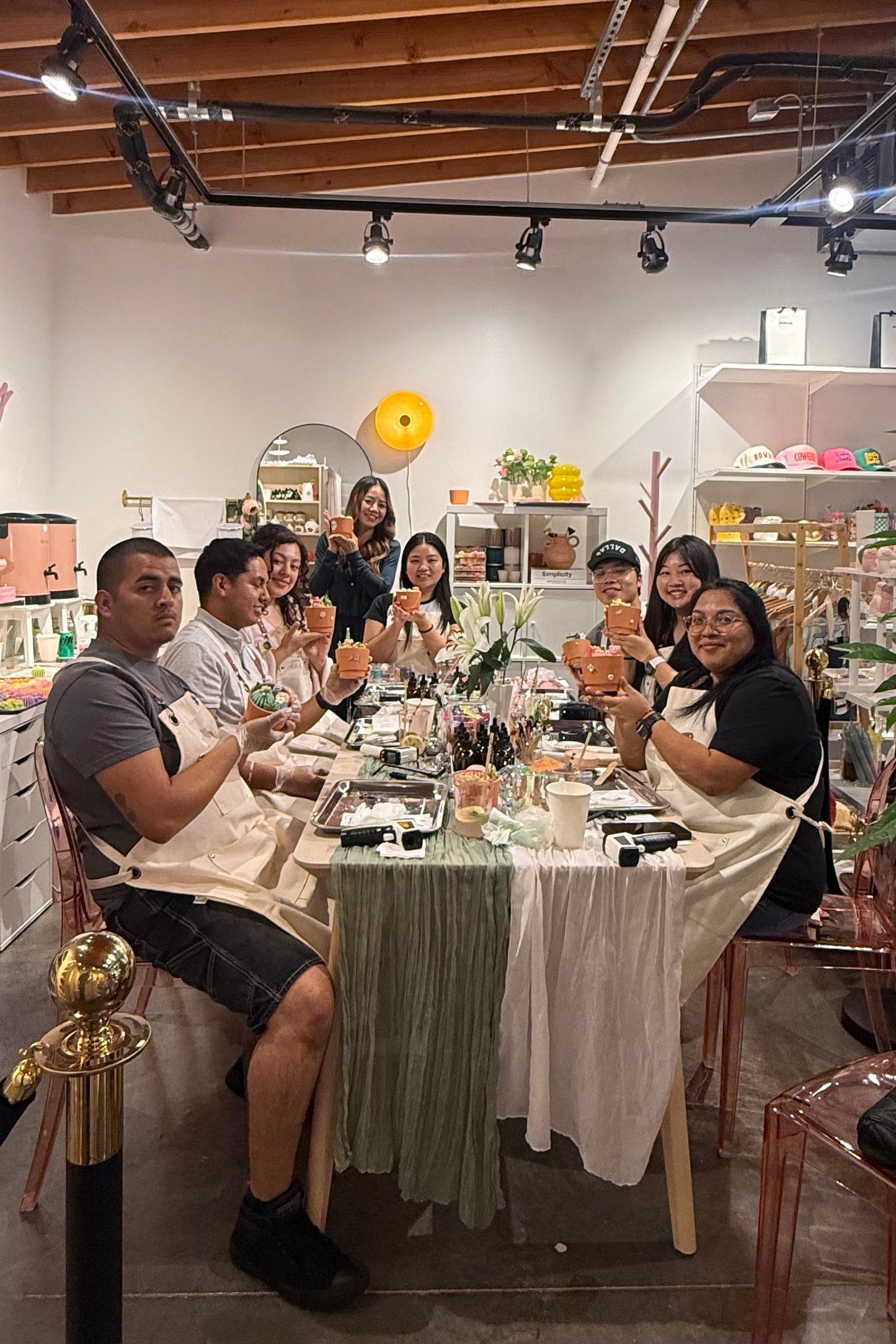 Cactus Candle Workshop – Snacks & Mocktail with Fresh Fruit Included