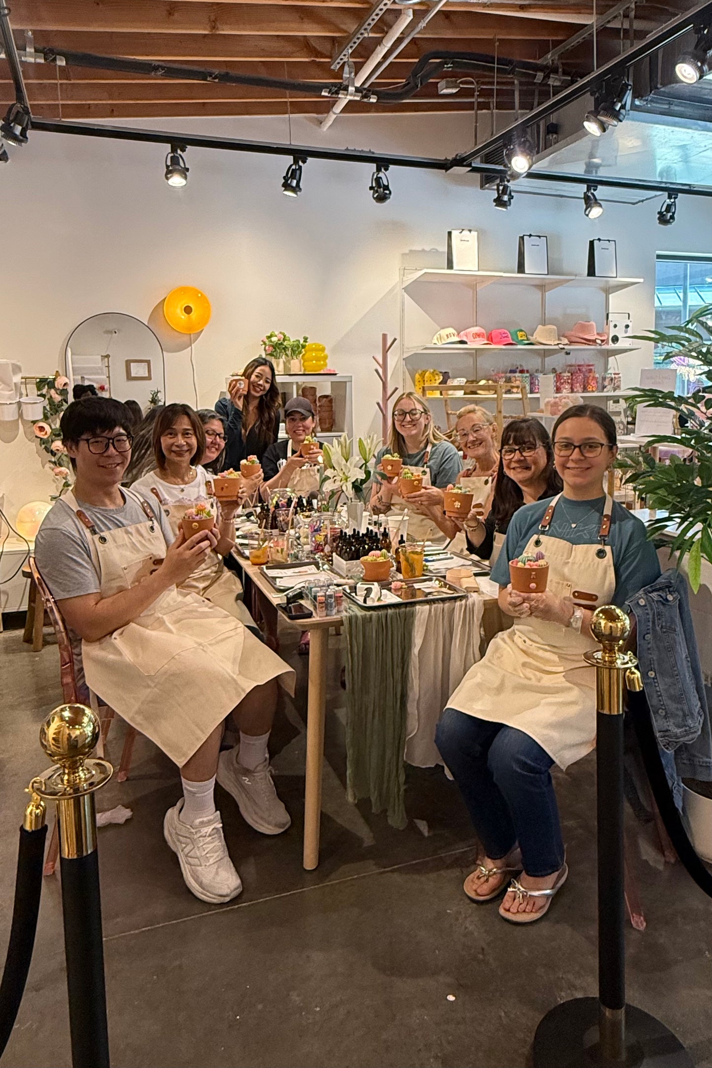 Cactus Candle Workshop – Snacks & Mocktail with Fresh Fruit Included