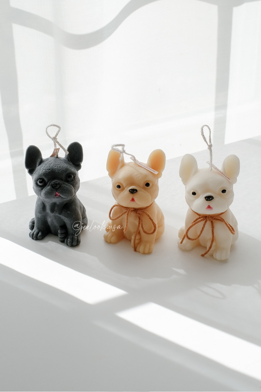 FRENCH BULLDOG CANDLE