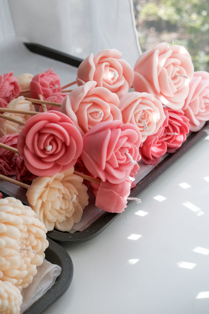 Bouquet Candle Workshop – Snacks & Tea/Coffee included