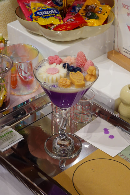 Cocktail Candle Workshop – Snacks & Mocktail with Fresh Berries Included