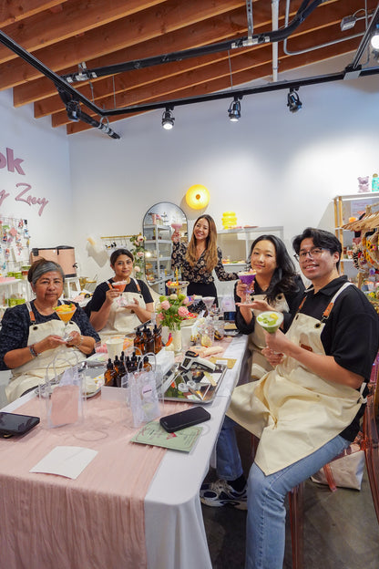 Cocktail Candle Workshop – Snacks & Mocktail with Fresh Berries Included