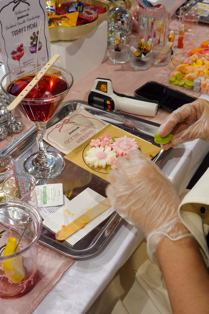 Cocktail Candle Workshop – Snacks & Mocktail with Fresh Berries Included