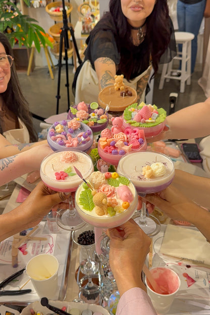 Cocktail Candle Workshop – Handcrafted Drink with Snacks included