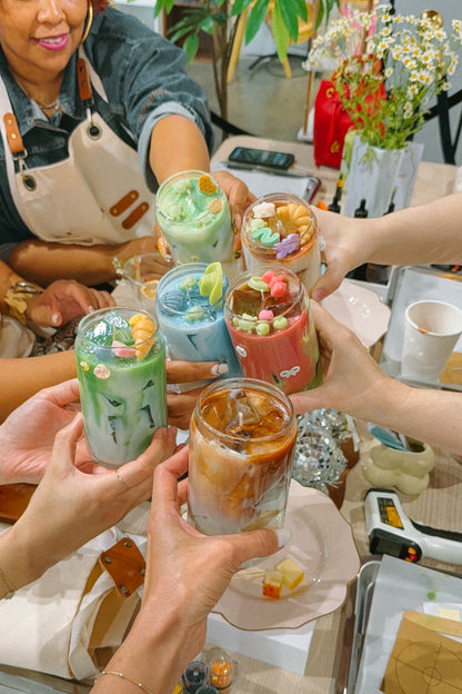 Iced Latte Candle Workshop – Handcrafted Drink with Snacks included