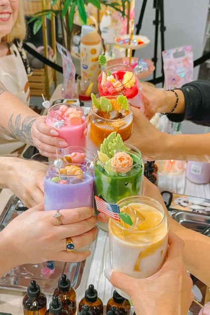 Iced Latte Candle Workshop – Handcrafted Drink with Snacks included