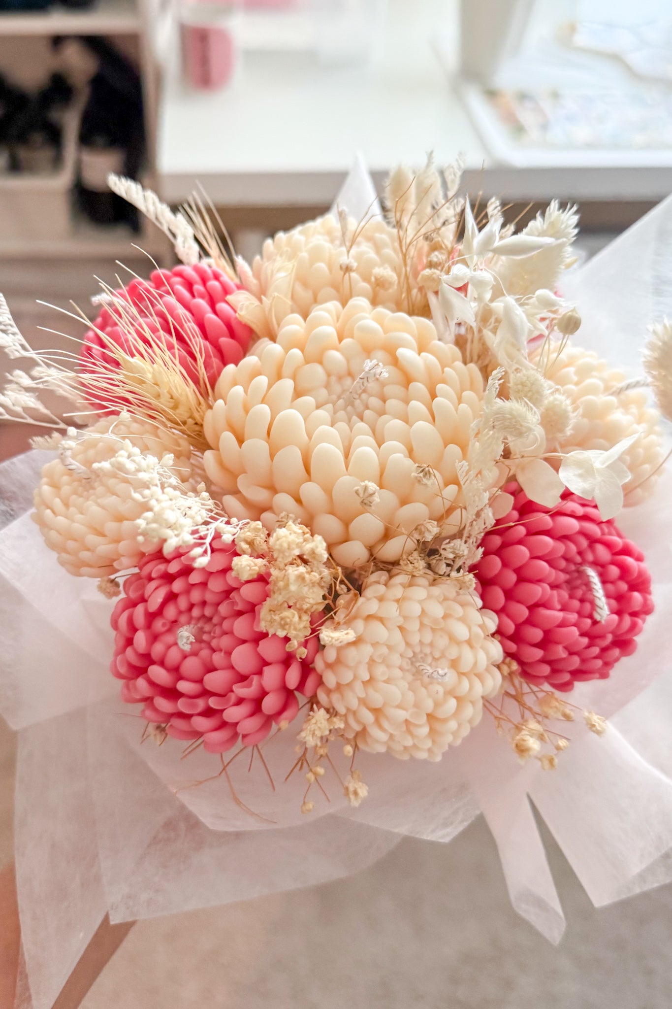 Bouquet Candle Workshop – Snacks & Tea/Coffee included
