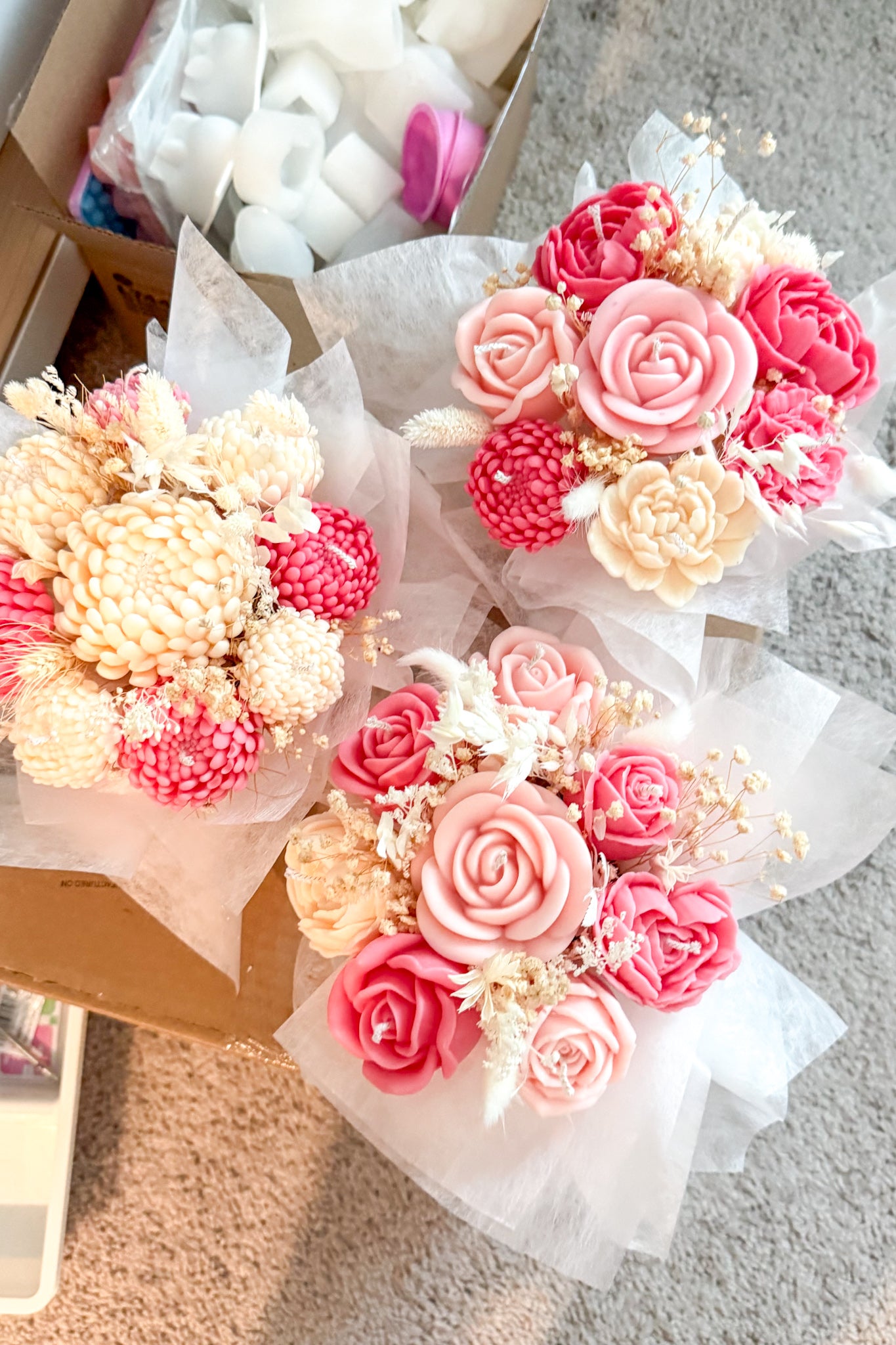 Bouquet Candle Workshop – Snacks & Tea/Coffee included
