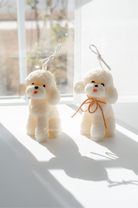 MALTIPOO DOG CANDLE
